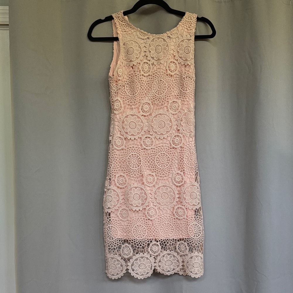 Pink Lace Dress